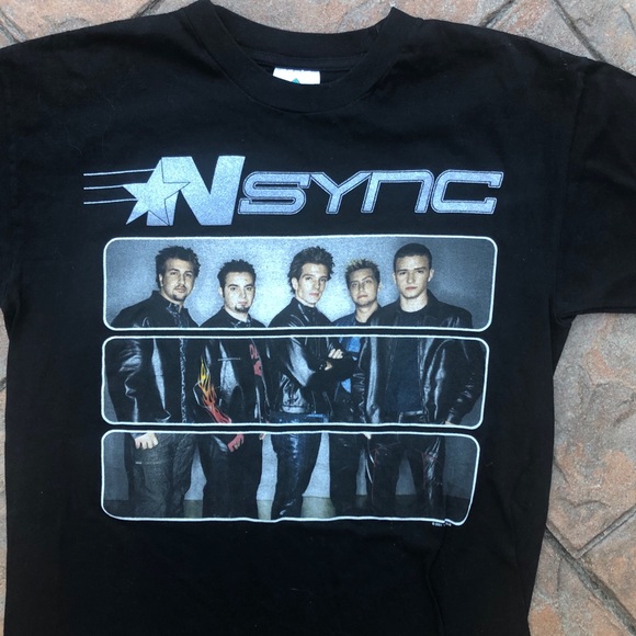 nsync popodyssey tour shirt